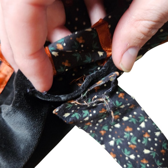 Vintage Gunne Sax by Jessica Poppy Floral Belted Maxi Dress Size 0-2 Prairie - Picture 4 of 8